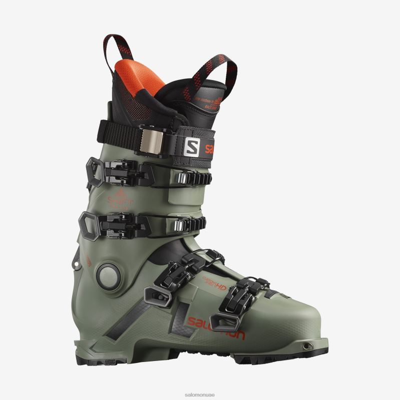 8DLD21191 Salomon بيلوغا-الأسود-الطاقة الشمسية حذاء Freeride الرجالي Shift Pro 120 عند Belluga-Black-Solar Power