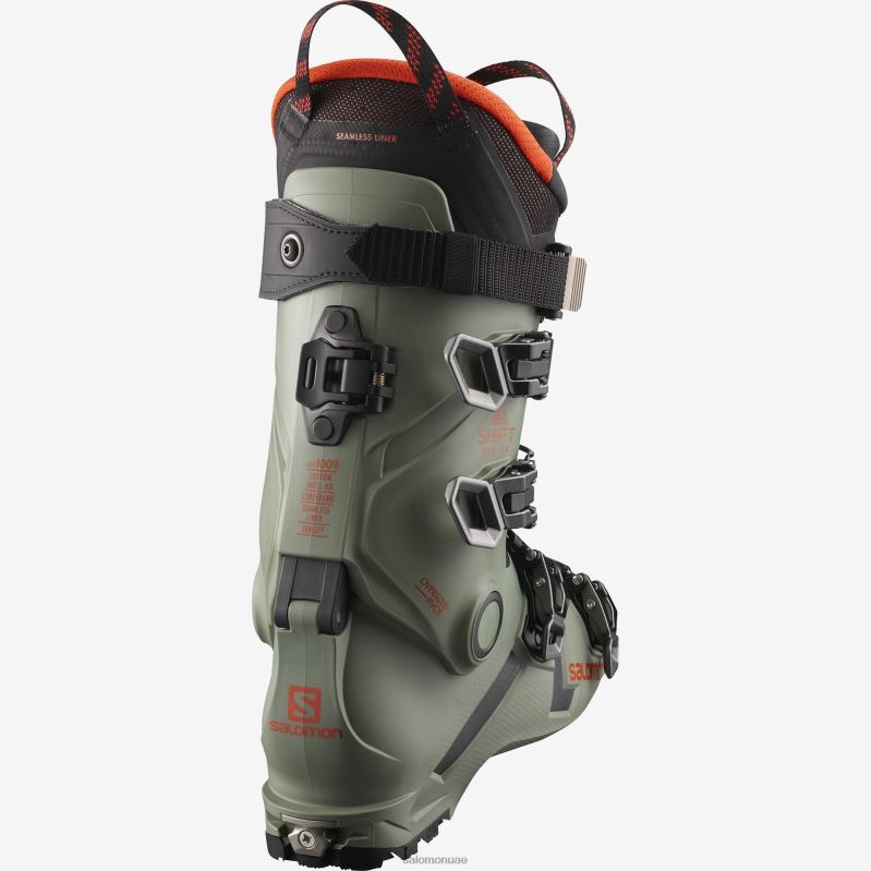 8DLD21191 Salomon بيلوغا-الأسود-الطاقة الشمسية حذاء Freeride الرجالي Shift Pro 120 عند Belluga-Black-Solar Power