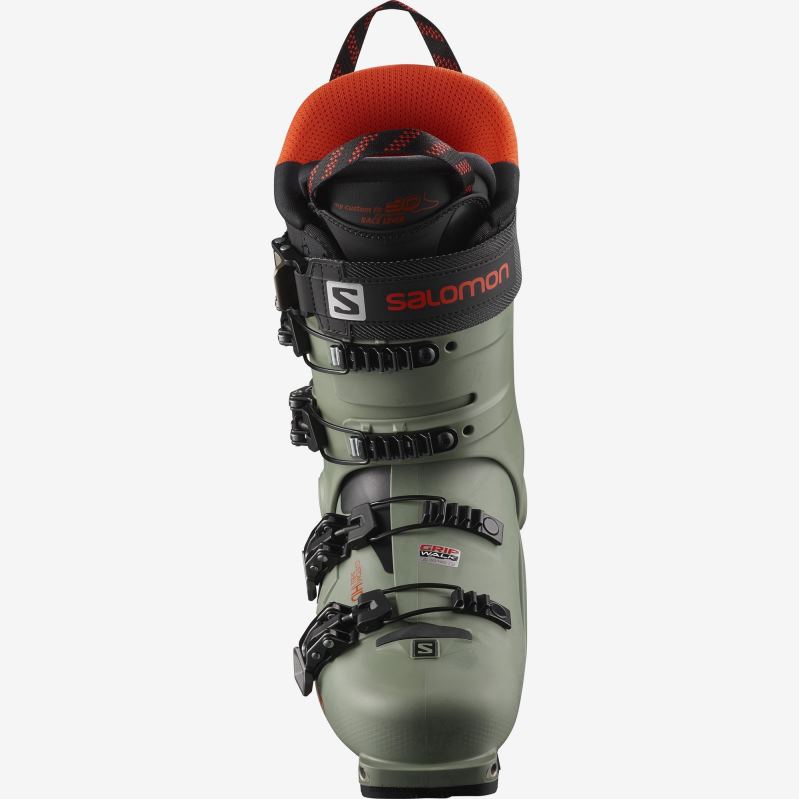 8DLD21191 Salomon بيلوغا-الأسود-الطاقة الشمسية حذاء Freeride الرجالي Shift Pro 120 عند Belluga-Black-Solar Power