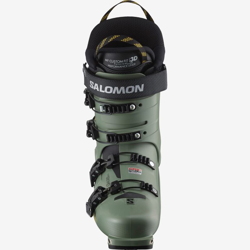 8DLD21194 Salomon بنزين أزرق-أسود-فضي أحذية Freeride للرجال Shift Pro 100 باللون الأزرق البترولي والأسود والفضي