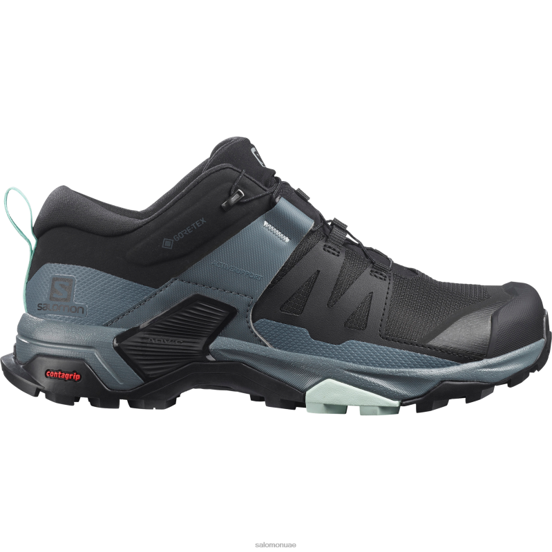 8DLD21529 Salomon سبيكة هادئة الظل المحروقة سيينا أحذية المشي لمسافات طويلة للسيدات X Ultra 4 Gore-Tex Alloy-Quiet Shade-Burn Sienna