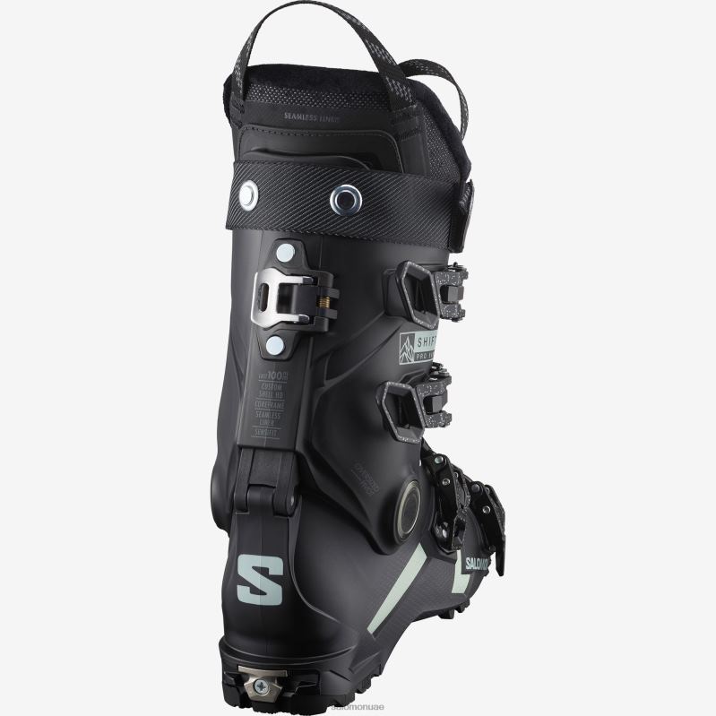 8DLD21905 Salomon أسود بورجيندي حذاء Freeride للسيدات Shift Pro 90 باللون الأسود البورجندي