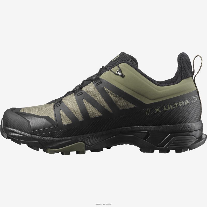 8DLD22264 Salomon الأبنوس الأسود حذاء المشي لمسافات طويلة للرجال X Raise 2 Mid Gore-Tex Black-Ebony