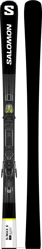 8DLD22743 Salomon أسود / مرجاني نيون / كاسليروك s force fx.80 + m11 gw l80 Ski - d2x أسود نيون مرجاني كاسل روك