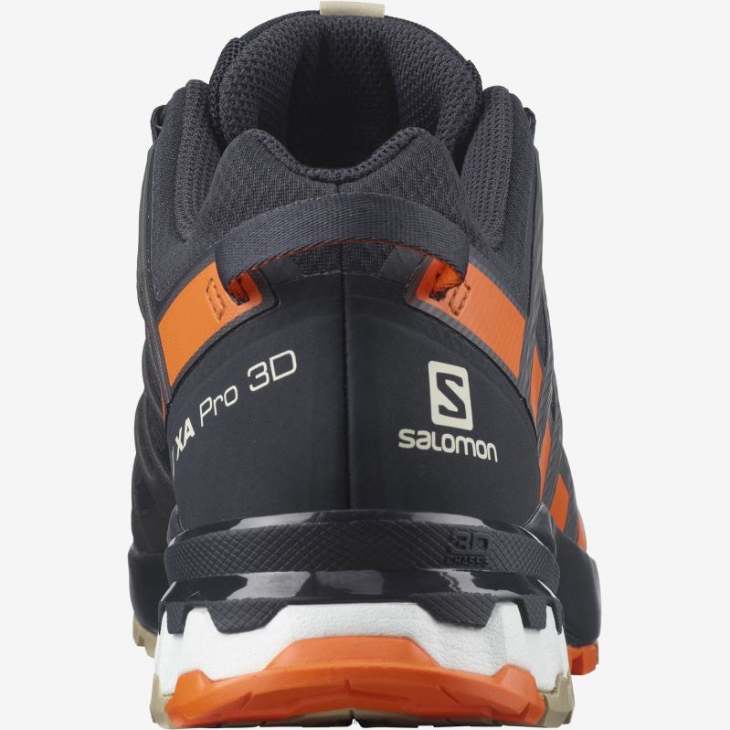 8DLD22826 Salomon أسود/مغناطيس/أزرق لؤلؤي X Ultra 4 Mid Wide GTX للرجال باللون الأسود واللؤلؤ الأزرق