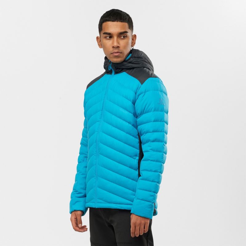 8DLD22848 Salomon حاجز مرجاني Essential Xwarm Down JKT M Barrier Reef جديد