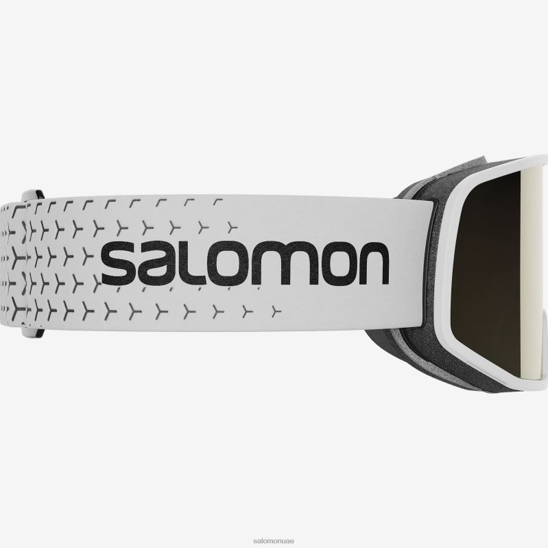 8DLD2285 Salomon أبيض/كست نظارات لو فاي سيجما باللون الأبيض