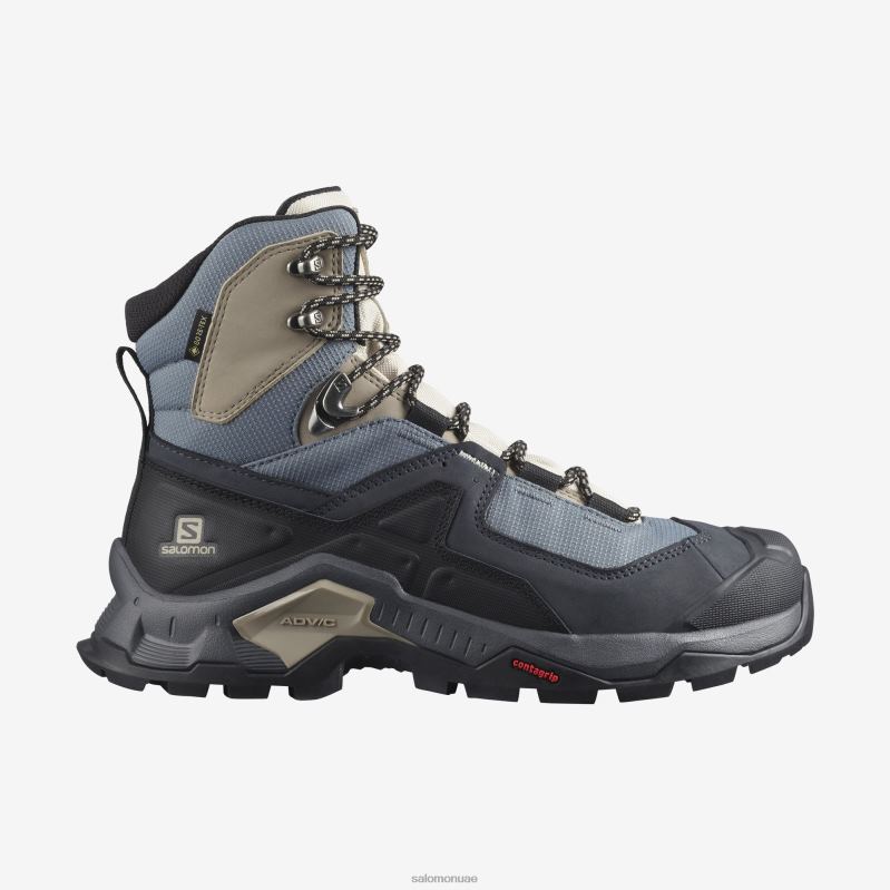 8DLD233 Salomon الطقس العاصف/أسود/الحديد المطاوع Outpulse Mid GTX - الطقس العاصف للسيدات