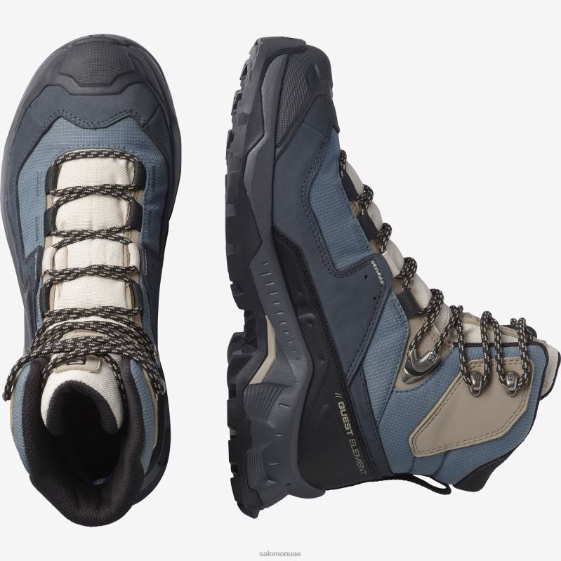 8DLD233 Salomon الطقس العاصف/أسود/الحديد المطاوع Outpulse Mid GTX - الطقس العاصف للسيدات