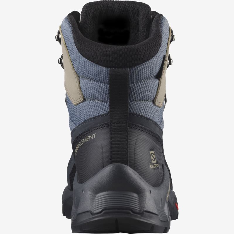 8DLD233 Salomon الطقس العاصف/أسود/الحديد المطاوع Outpulse Mid GTX - الطقس العاصف للسيدات