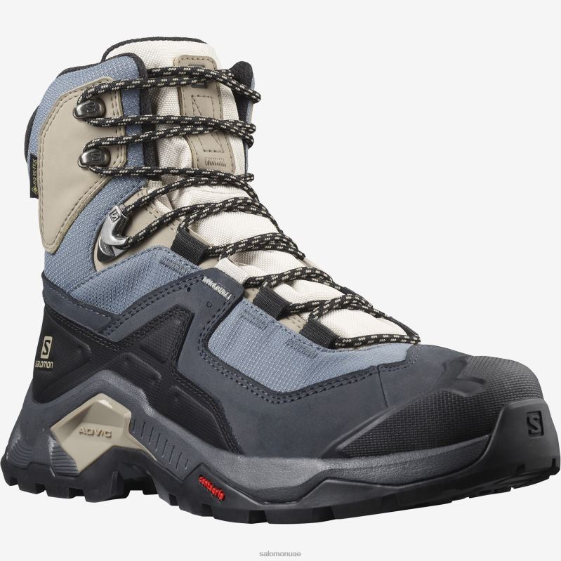 8DLD233 Salomon الطقس العاصف/أسود/الحديد المطاوع Outpulse Mid GTX - الطقس العاصف للسيدات