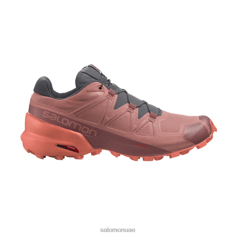 8DLD23455 Salomon سليت تروبر كريستال bl/ سليت تروبر كريستال أزرق حذاء الجري Speedcross 5 W Trail Slate-Trooper-Crystl BL