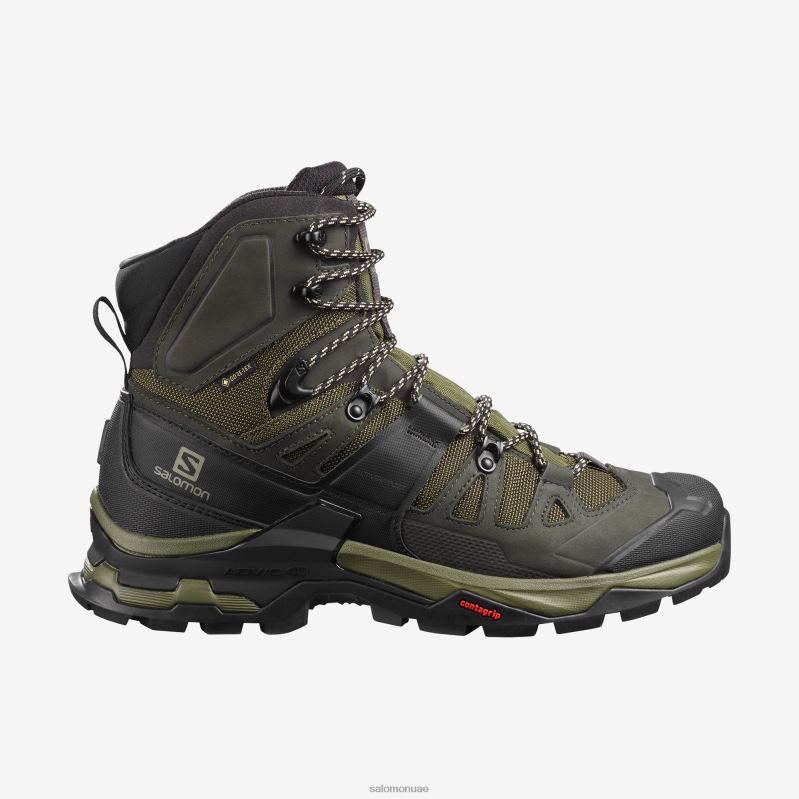 8DLD2429 Salomon رمل مبيض/أسود/أحمر خشخاش الرمال المبيضة للرجال من Outpulse GTX