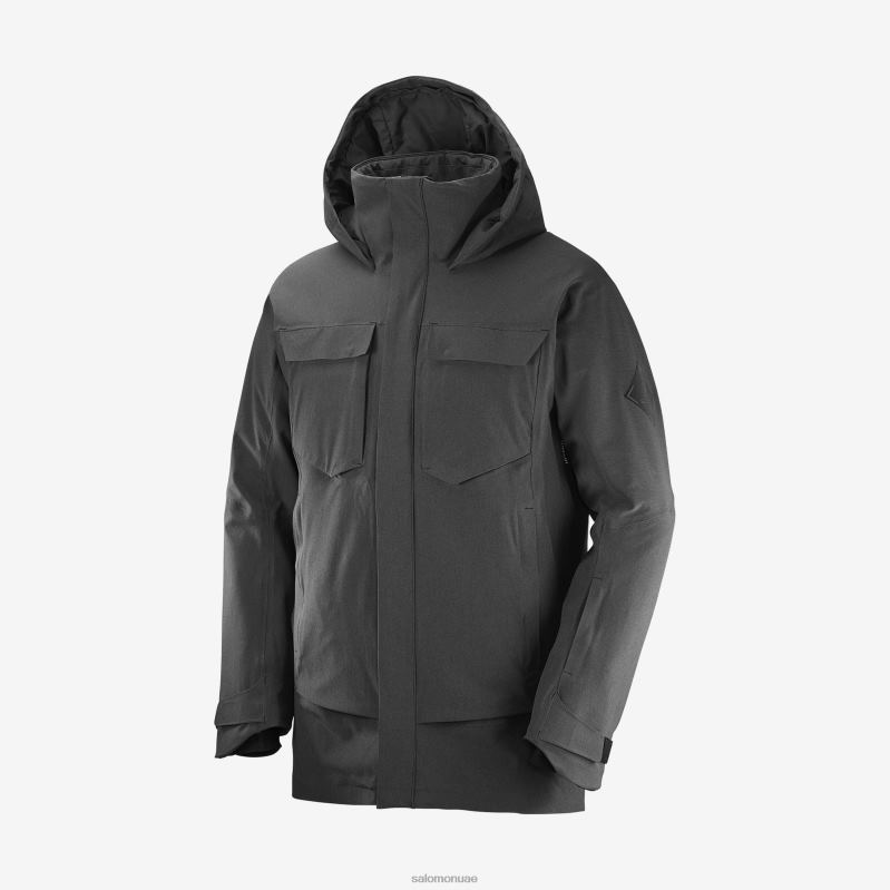 8DLD2946 Salomon الكاجو المحمص سترة صدفية للرجال S/Lab QST Gore-Tex Pro 3L كاجو محمص