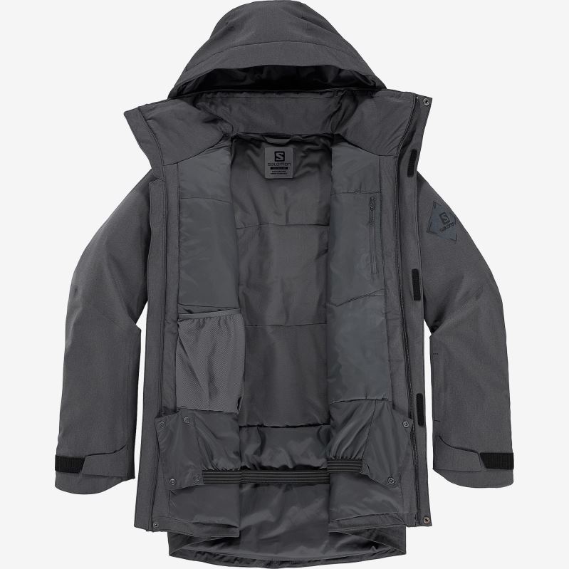 8DLD2946 Salomon الكاجو المحمص سترة صدفية للرجال S/Lab QST Gore-Tex Pro 3L كاجو محمص